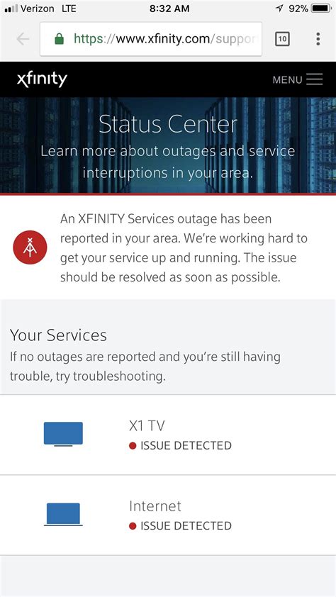 Outage Map .